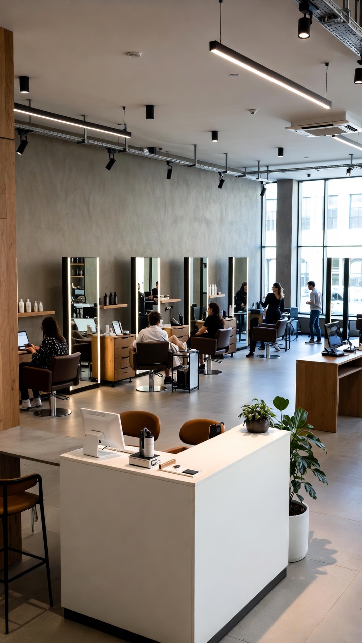 Salon floor